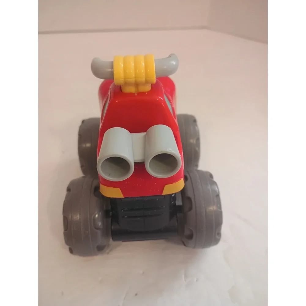 VTech Go Go Smart Wheels Bulls Monster Truck Red Flame Bull Horns Toy Car
